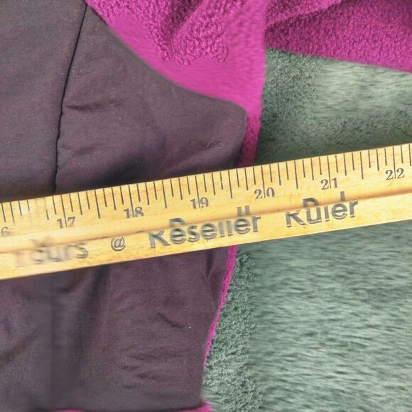 The North Face Denali Jacket Womens M Black Purple Polartec Fleece Full Zip - Picture 6 of 16